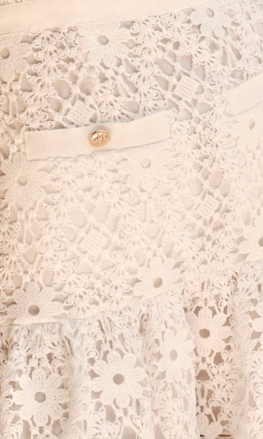 Load image into Gallery viewer, Verena Daisy Intricate Embroidery Mini Dress
