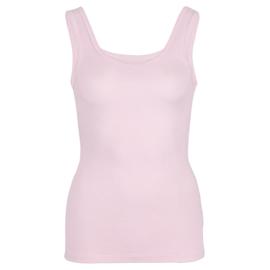 Load image into Gallery viewer, Scoop Tank Top Light Pink - Top
