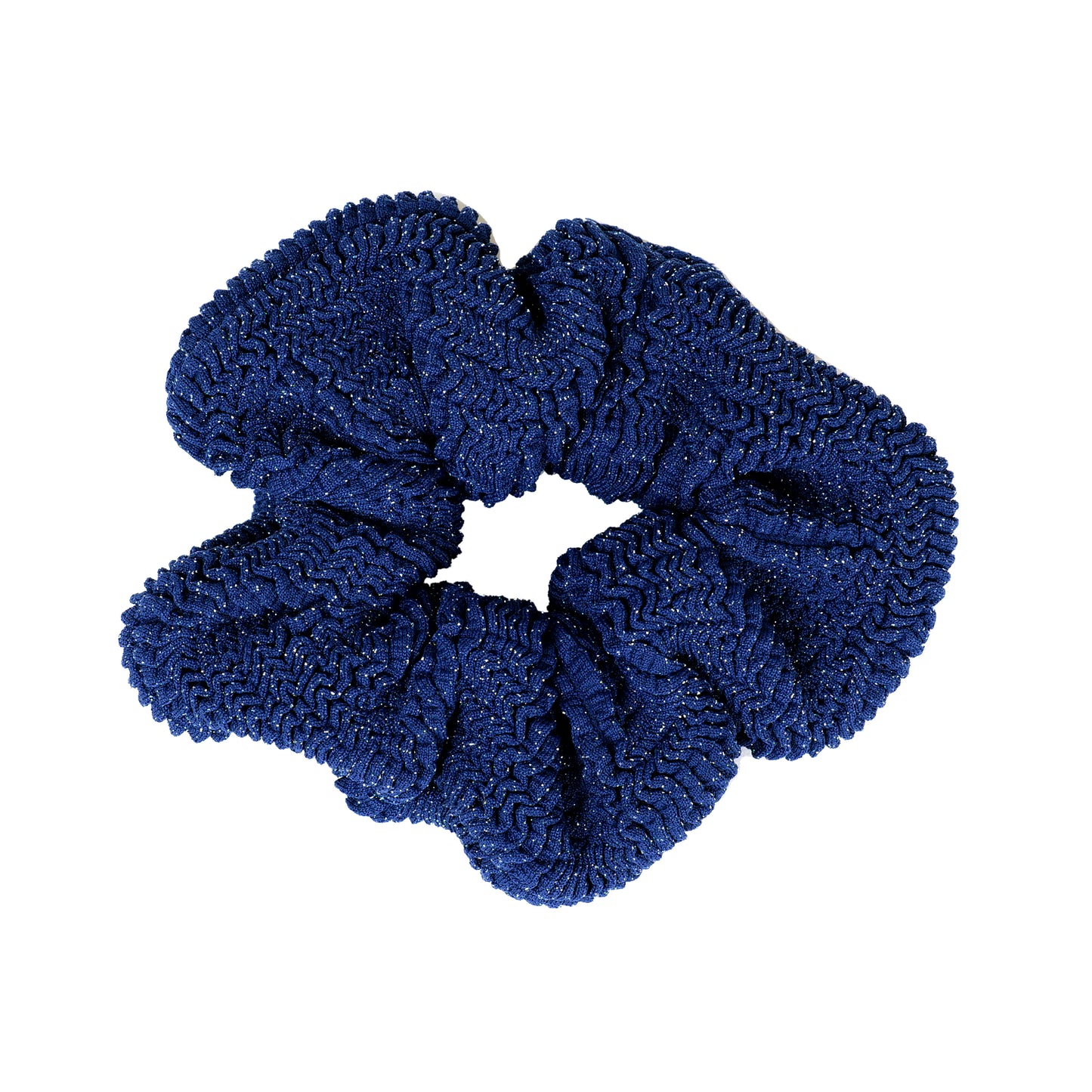 Scrunchie Navy/Silver - ONE SIZE - Hair Accessories