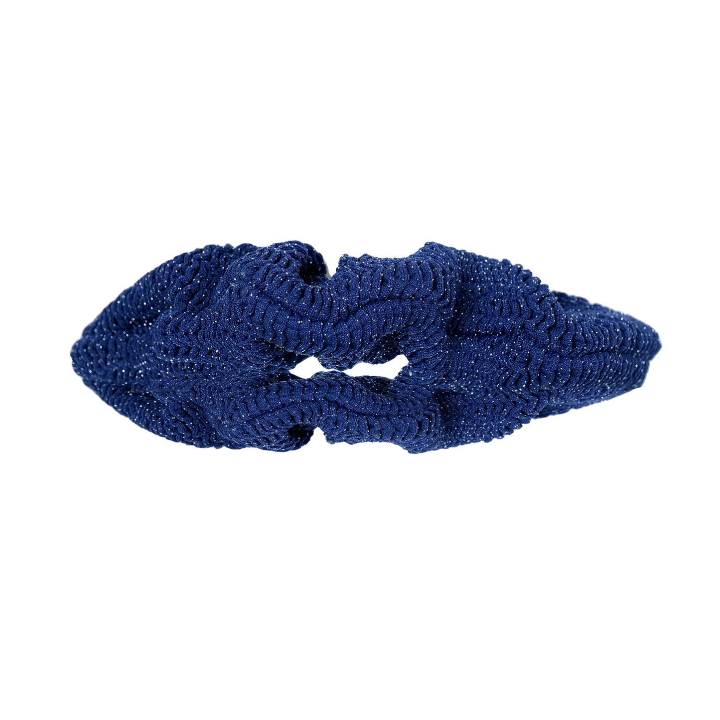 Scrunchie Navy/Silver - ONE SIZE - Hair Accessories