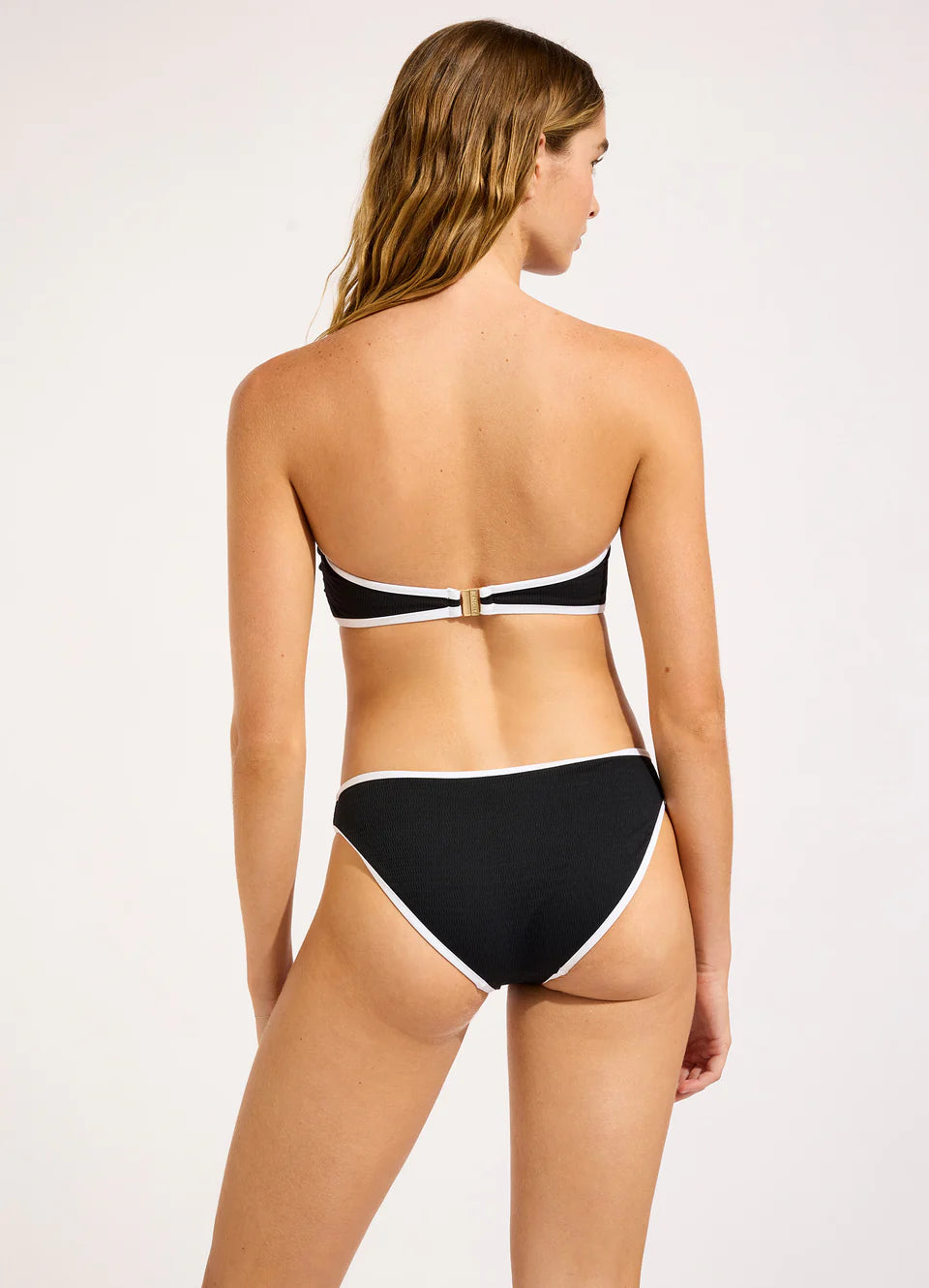 Load image into Gallery viewer, Beach Bound Hipster Bikini Bottom Black

