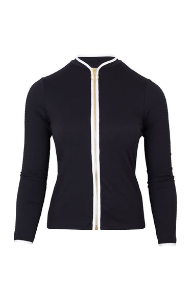Beach Bound Long Sleeve Sunvest Black