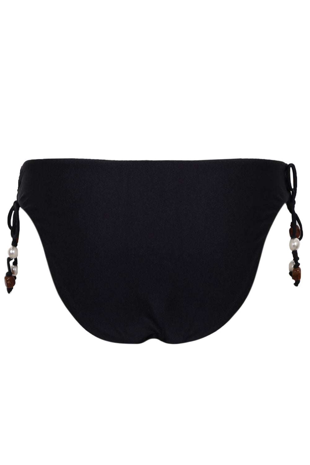 Load image into Gallery viewer, Palermo Loop Tie Side Bikini Bottom Black Pearl
