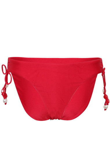 Palermo Loop Tie Side Bikini Bottom Cosmo Red