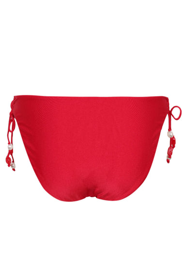 Palermo Loop Tie Side Bikini Bottom Cosmo Red
