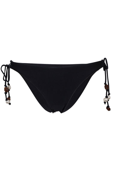 Palermo Loop Tie Side Rio Bikini Bottom Black Pearl
