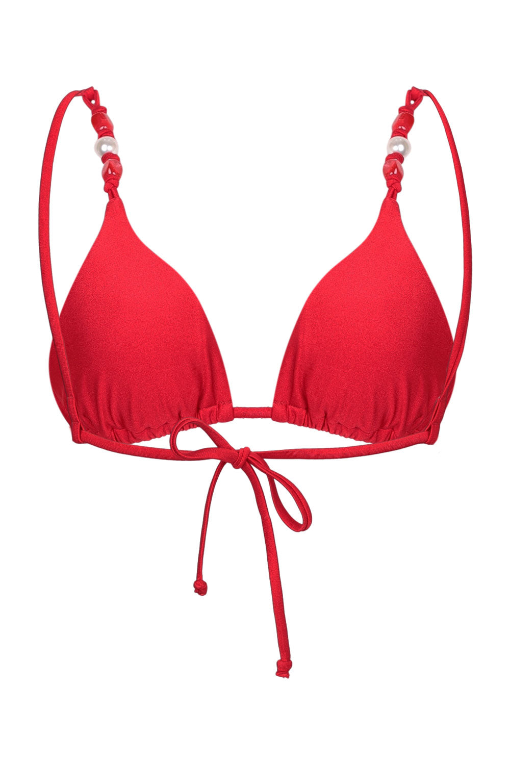 Load image into Gallery viewer, Palermo Triangle Bikini Top Cosmo Red
