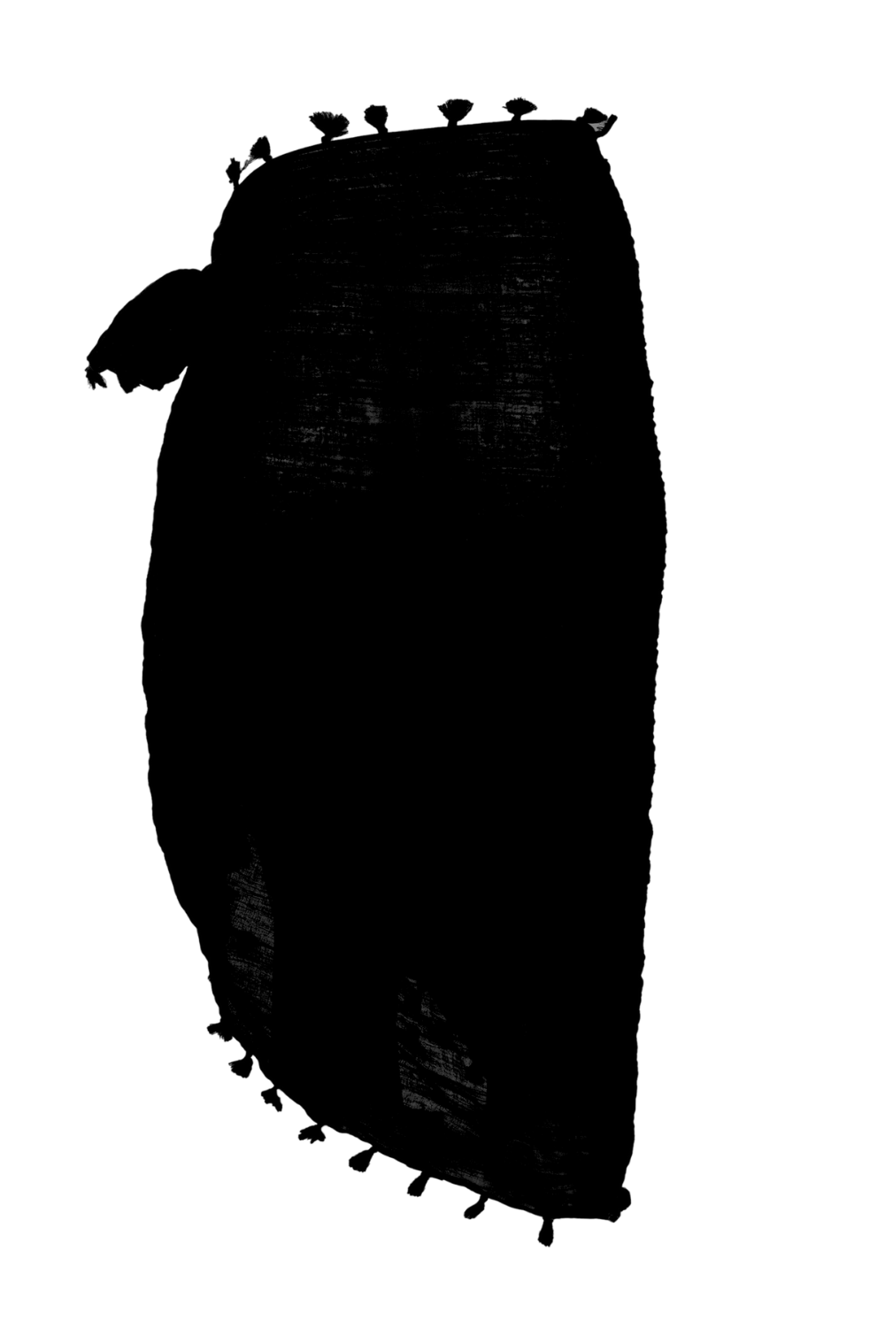 Load image into Gallery viewer, Beach Edit Cotton Gauze Sarong Black
