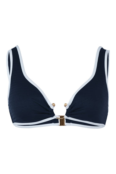 Beach Bound-Ring Front Shoulder Tank True Navy