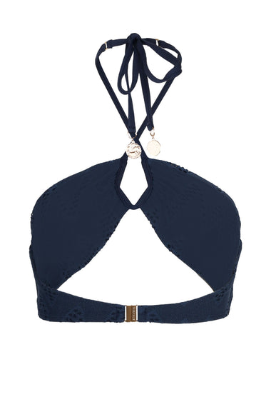 Chiara Diamond Wire Bandeau Top True Navy