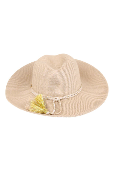 Collapsible Fedora Hat Gold