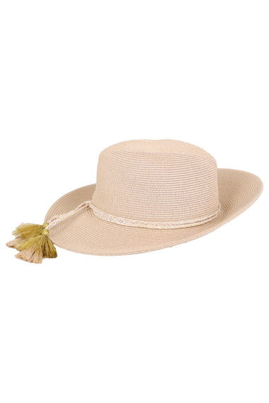 Collapsible Fedora Hat Gold