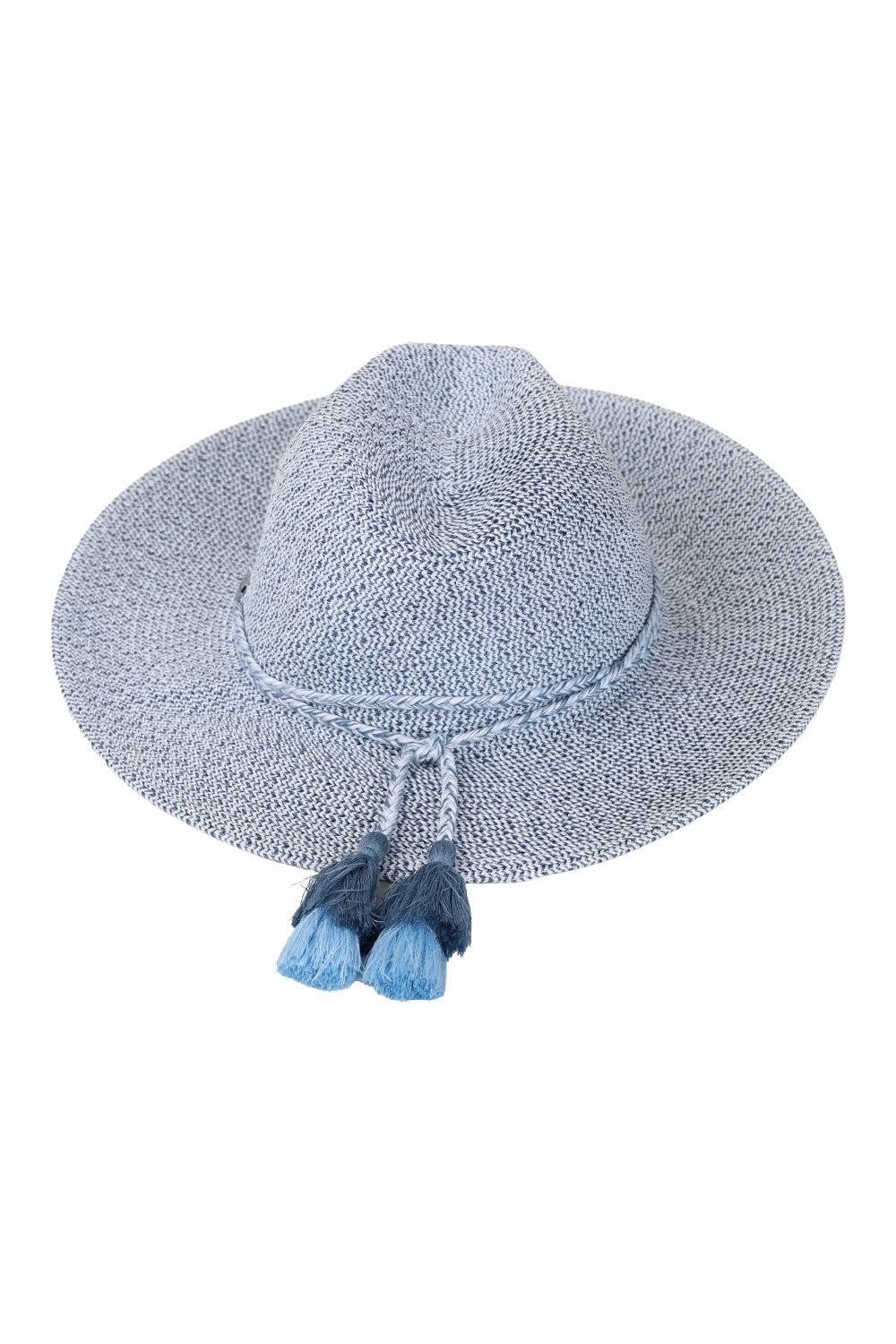 Load image into Gallery viewer, Collapsible Fedora Hat Indigo

