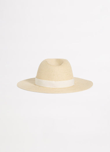 Collapsible Fedora Hat Natural