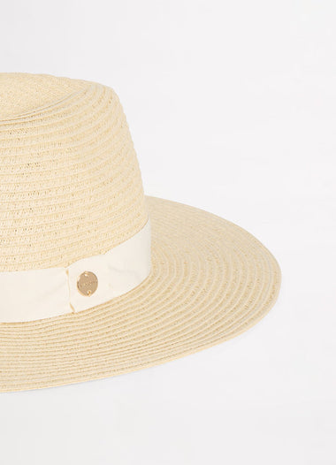 Collapsible Fedora Hat Natural