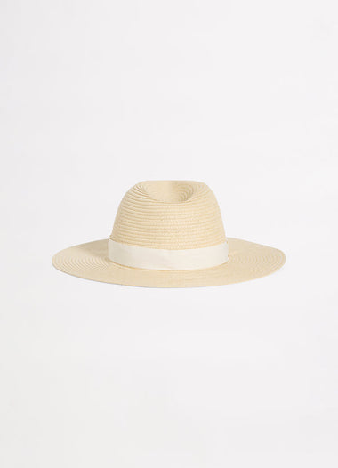 Collapsible Fedora Hat Natural