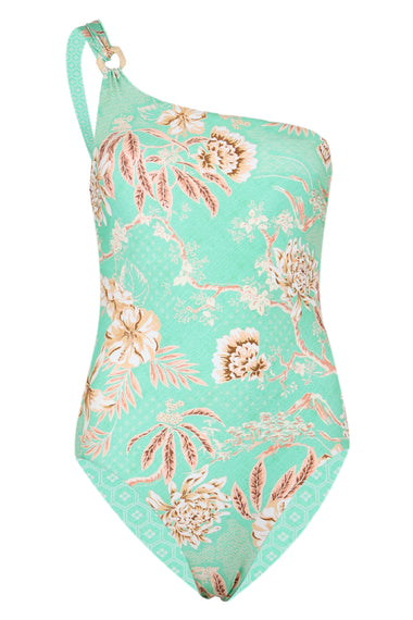 Eden One Shoulder One Piece Mint