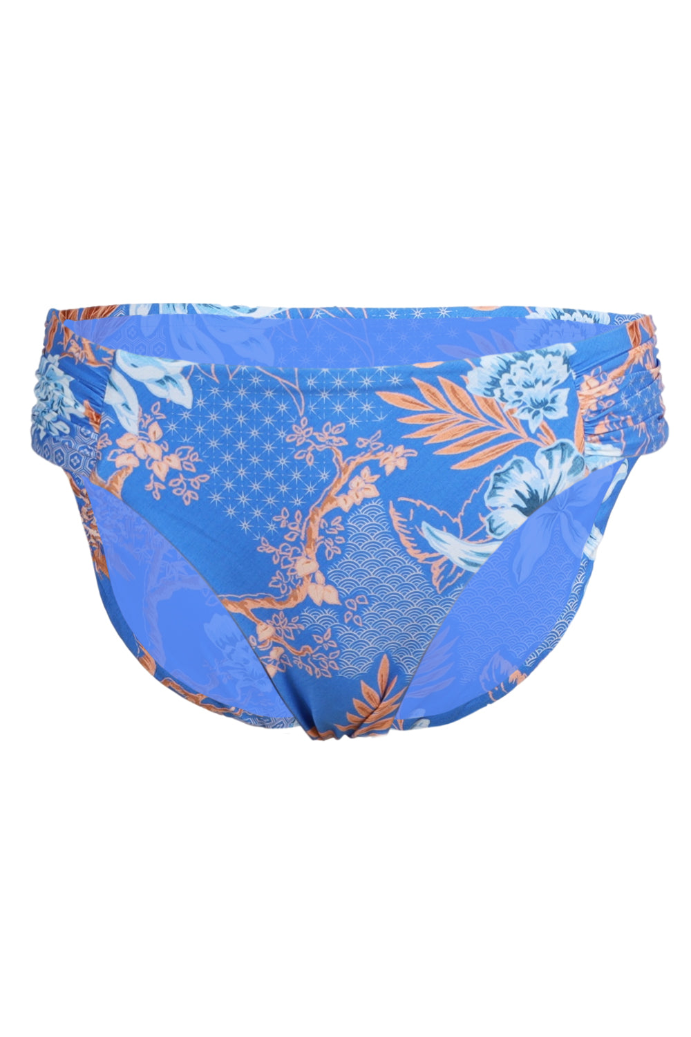 Load image into Gallery viewer, Eden Ruched Side Retro Pant Azure
