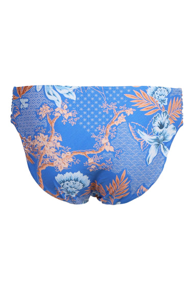 Eden Ruched Side Retro Pant Azure