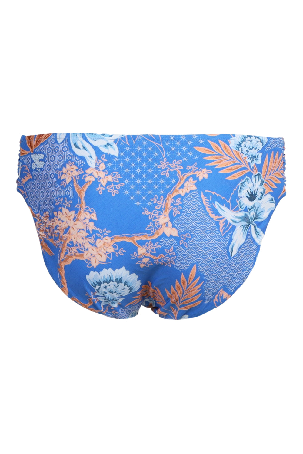 Load image into Gallery viewer, Eden Ruched Side Retro Pant Azure
