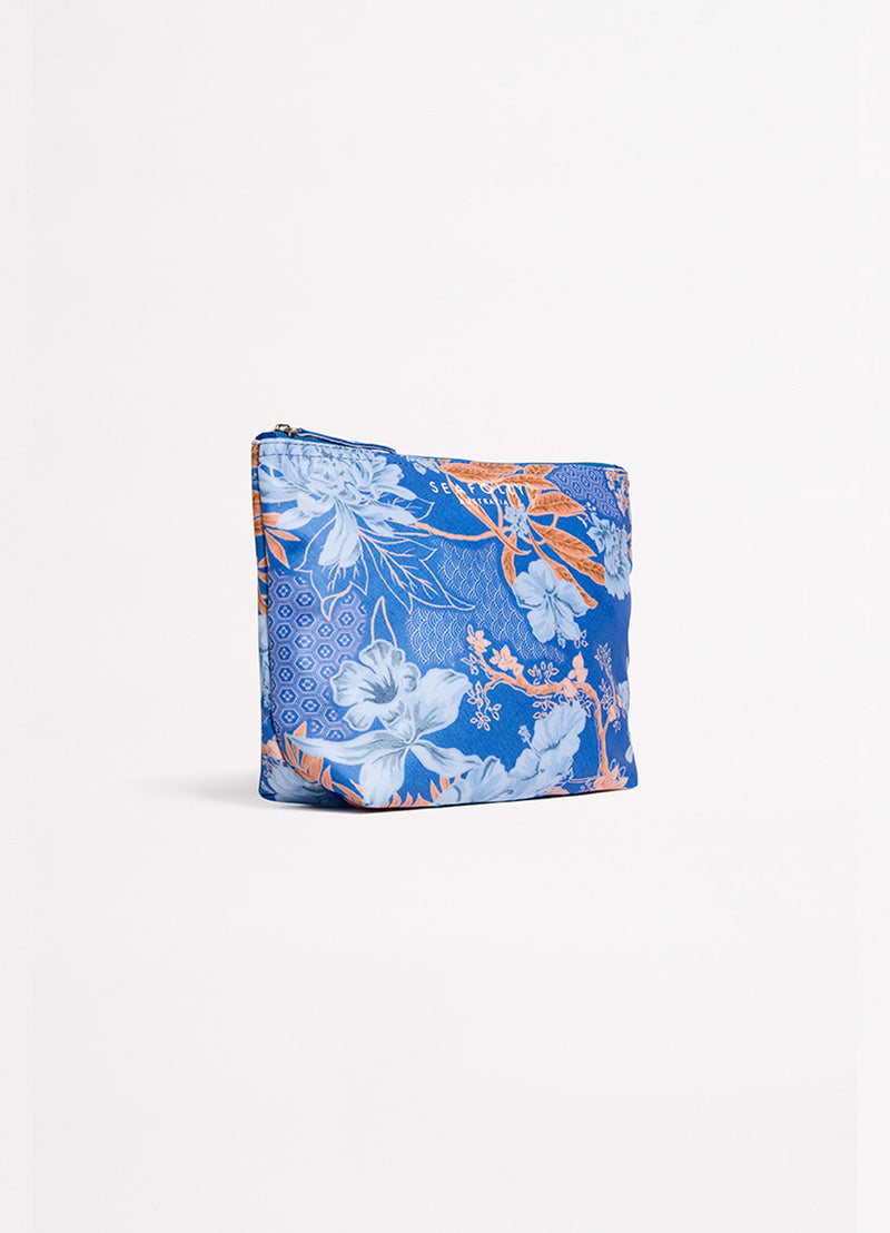 Load image into Gallery viewer, Eden Zip Pouch Azure - Pouch
