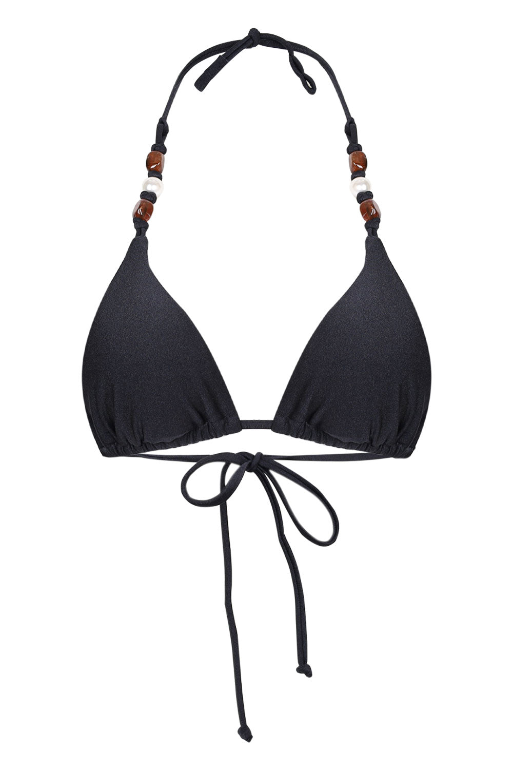 Load image into Gallery viewer, Palermo Triangle Bikini Top Black Pearl
