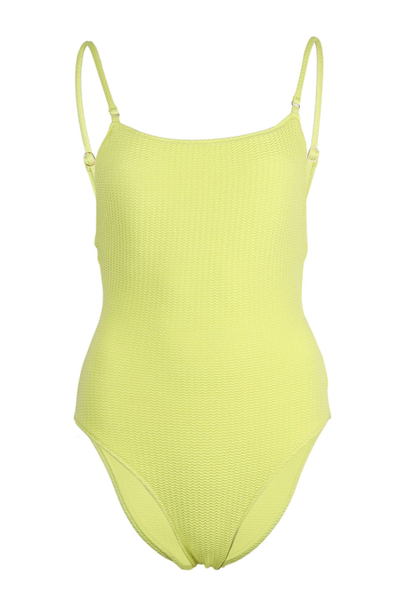 Sea Dive Scoop Neck One Piece Wild Lime