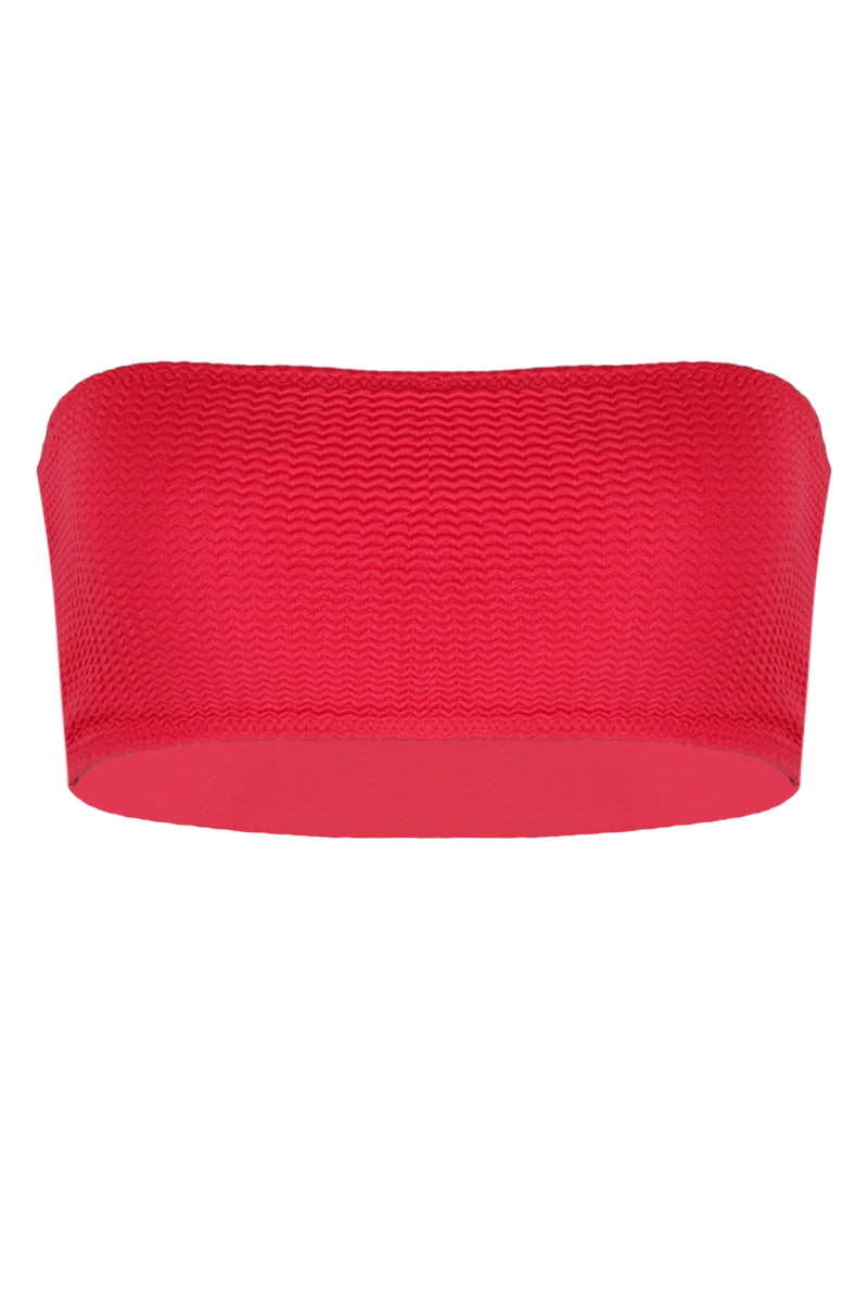 Sea Dive Tube Top Bandeau Chilli Red