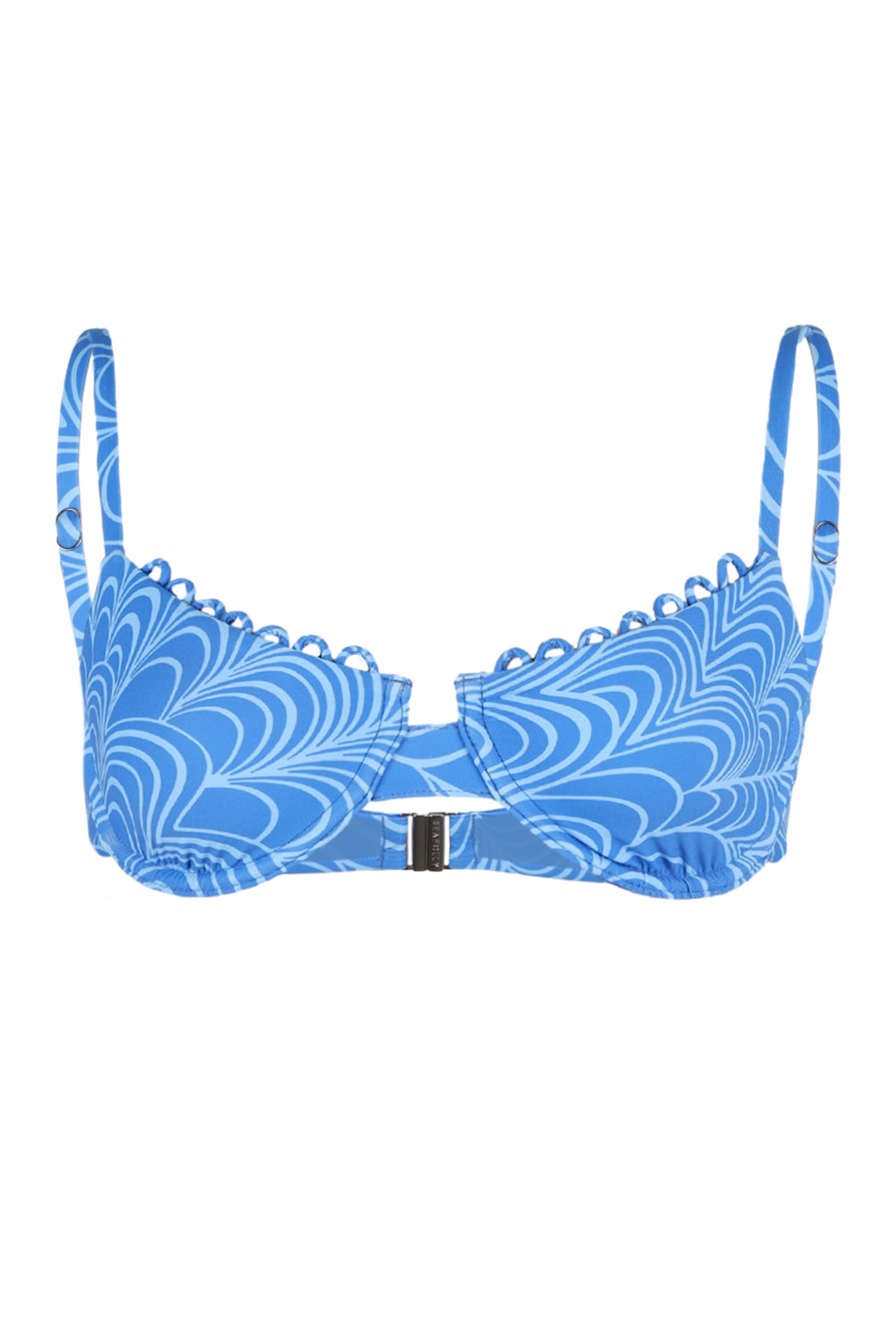 Load image into Gallery viewer, Seychelles Underwire Shoulder Bra Azure
