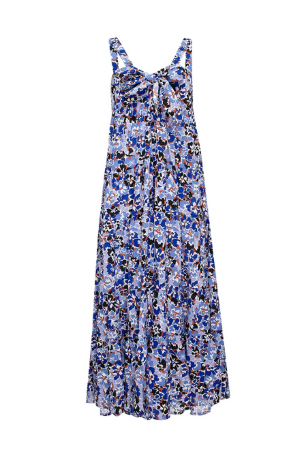 Thrift Shop Tiered Dress Mediterranean Blue Thrift Shop Tiered Dress Mediterranean Blue
