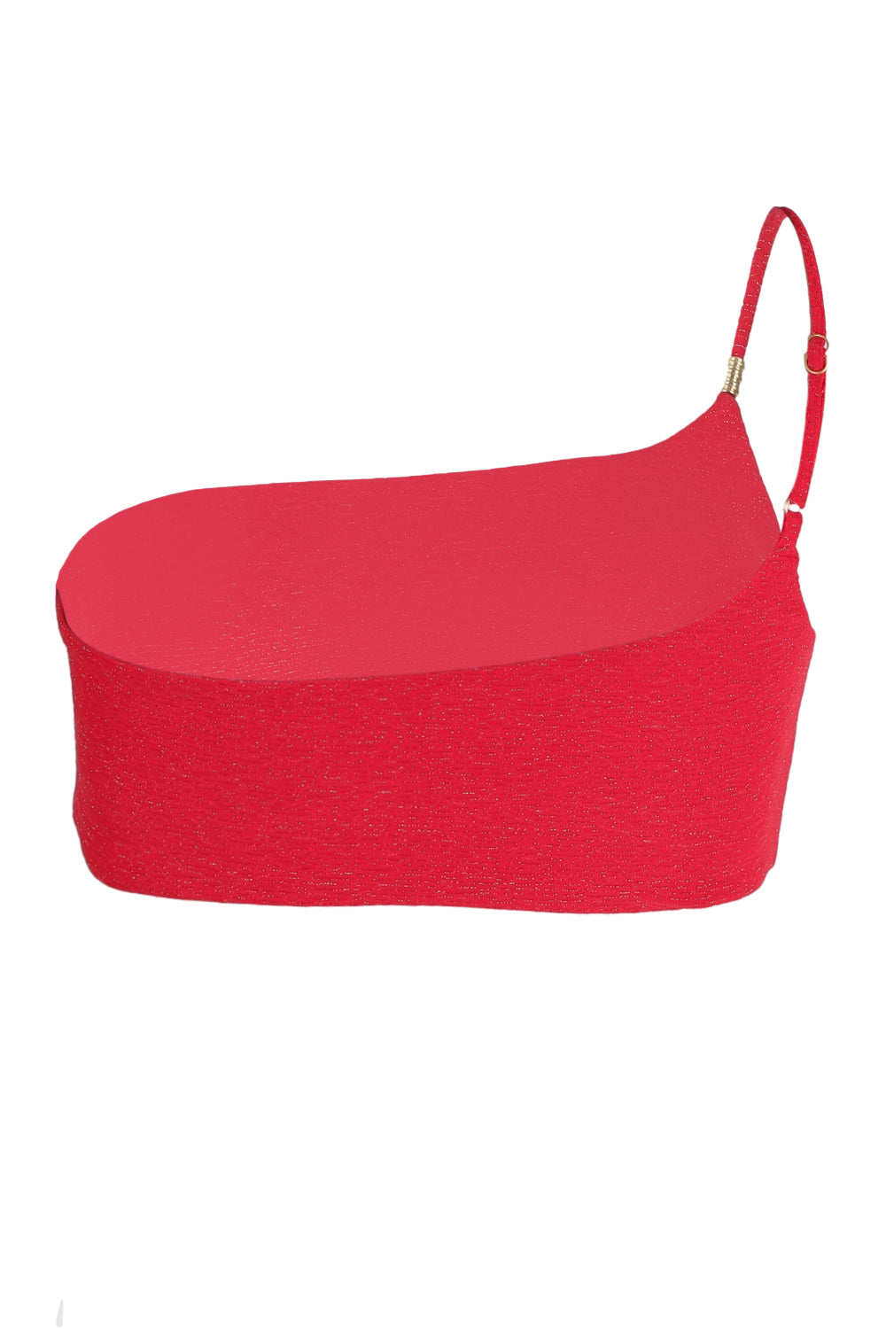 Load image into Gallery viewer, Twilight One Shoulder Top Chilli red
