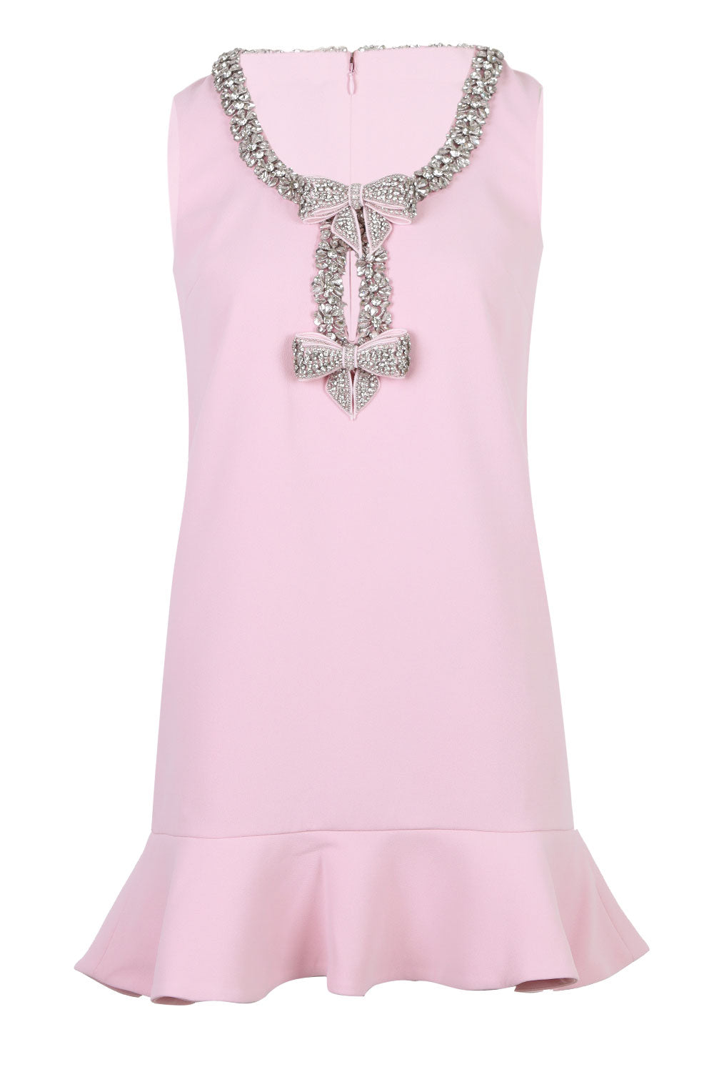 Load image into Gallery viewer, Pink Crepe Mini Dress
