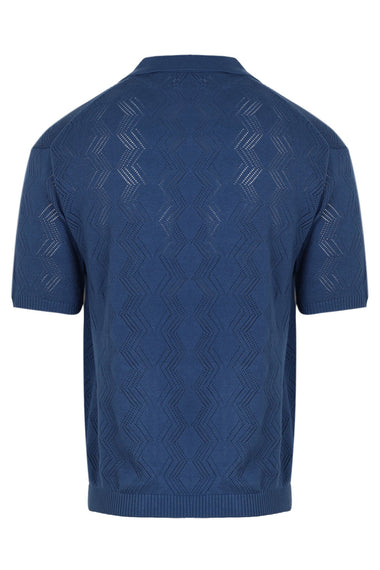 Anthony Short Sleeve Knit Top Steel