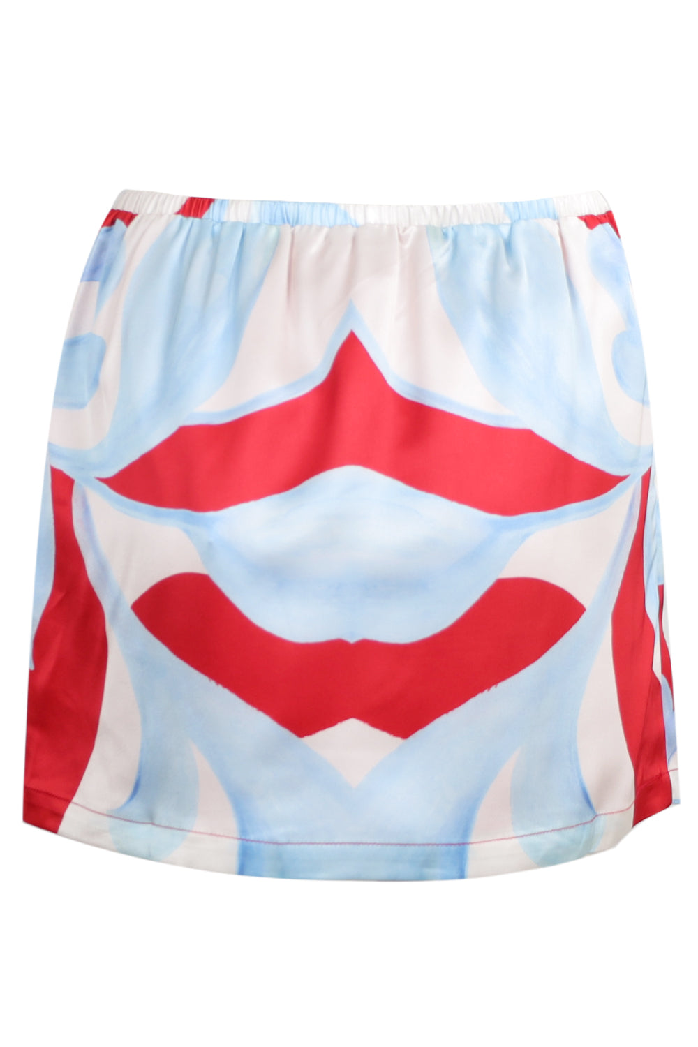 Load image into Gallery viewer, Alara Elasticated Mini Skirt Amoree Red
