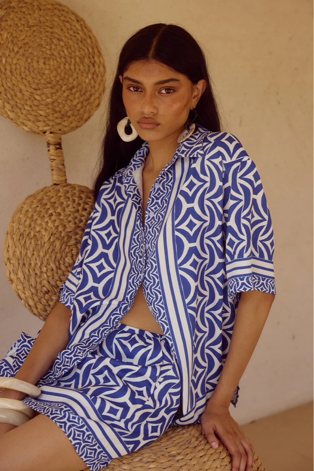 Alara Short Sleeve Shirt Navy