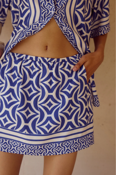 Alara Mini Skirt Navy