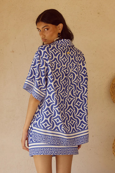 Alara Short Sleeve Shirt Navy