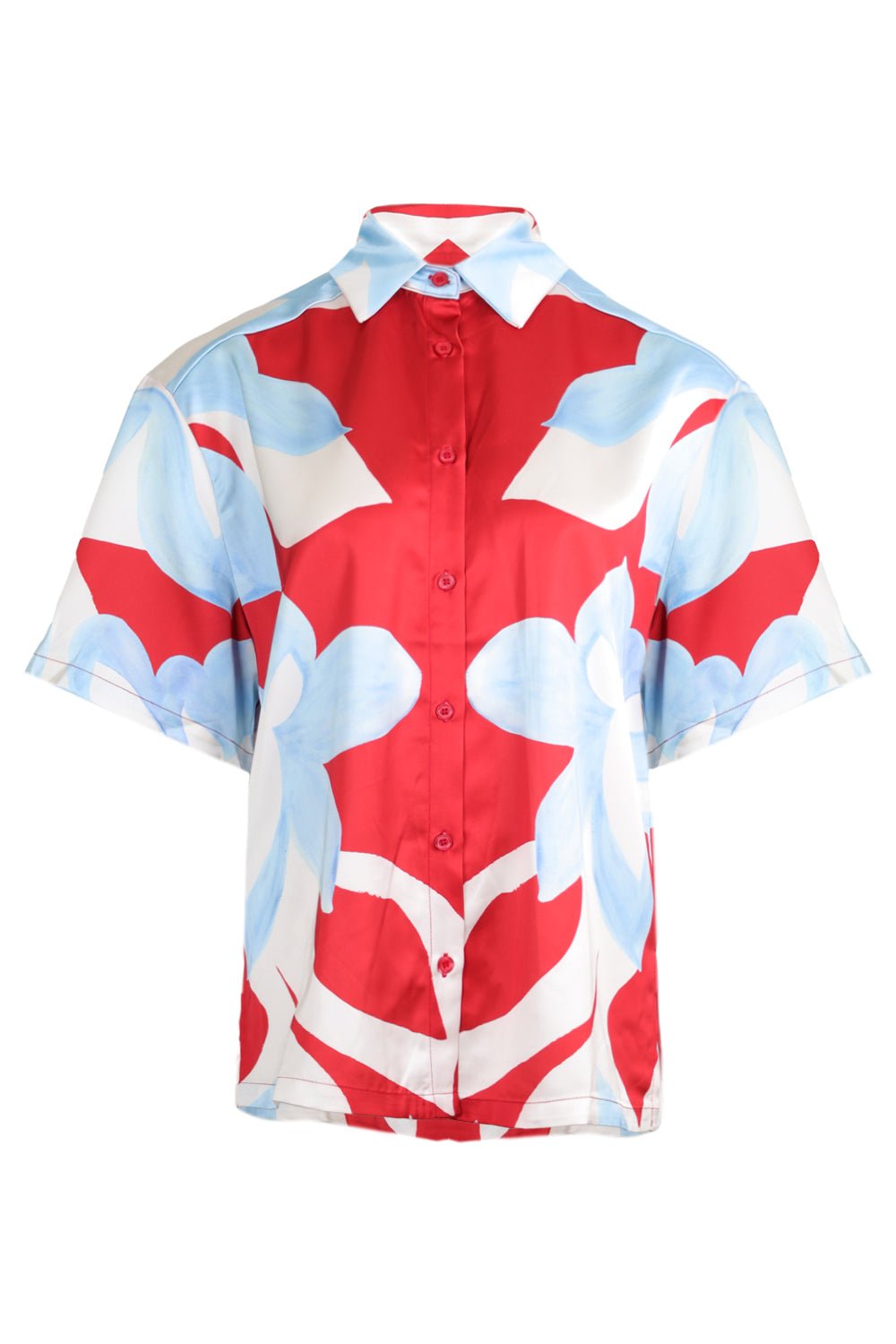 Load image into Gallery viewer, Alara Short Sleeve Shirt Amoree Red
