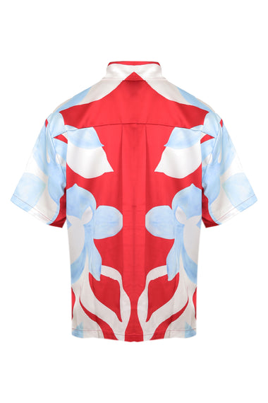 Alara Short Sleeve Shirt Amoree Red