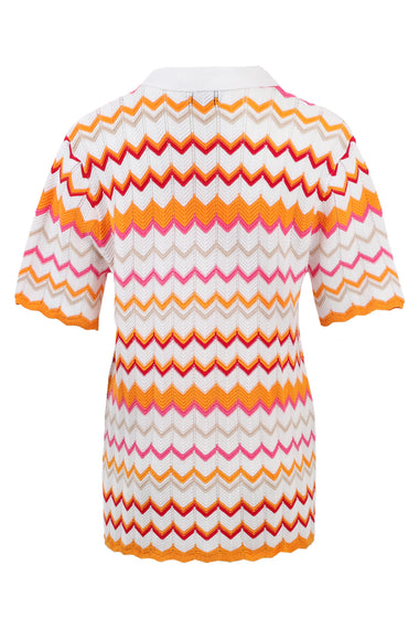 Albie Top Orange Multi