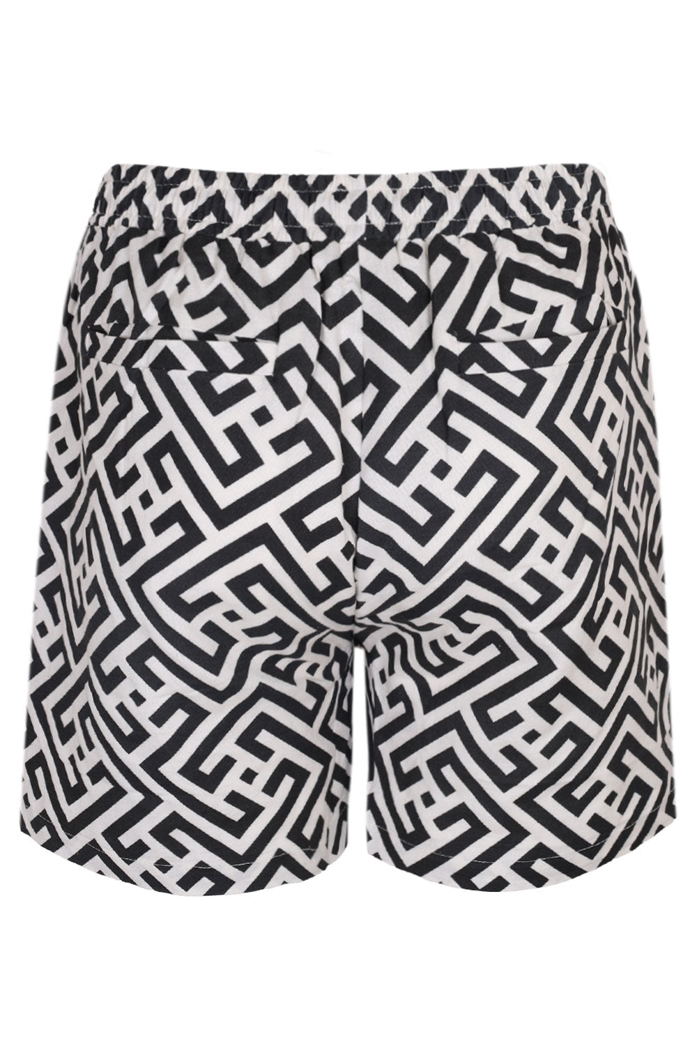 Load image into Gallery viewer, Alec Drawstring Short Mirko Black
