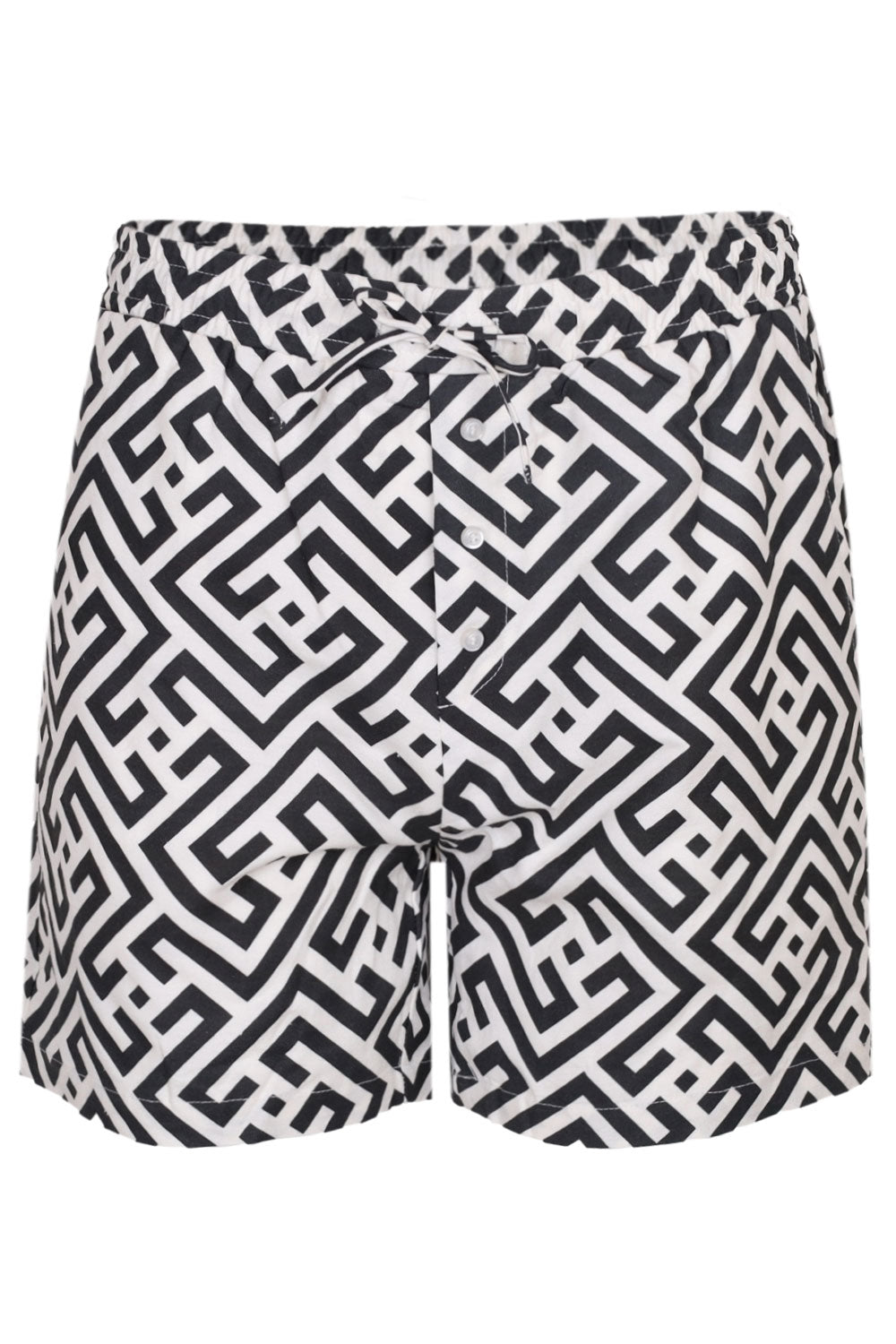 Load image into Gallery viewer, Alec Drawstring Short Mirko Black
