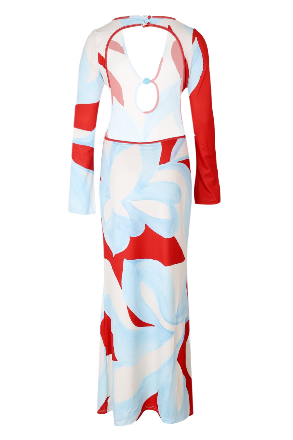 Load image into Gallery viewer, Amoree Long Sleeve Maxi Dress - Amoree Red
