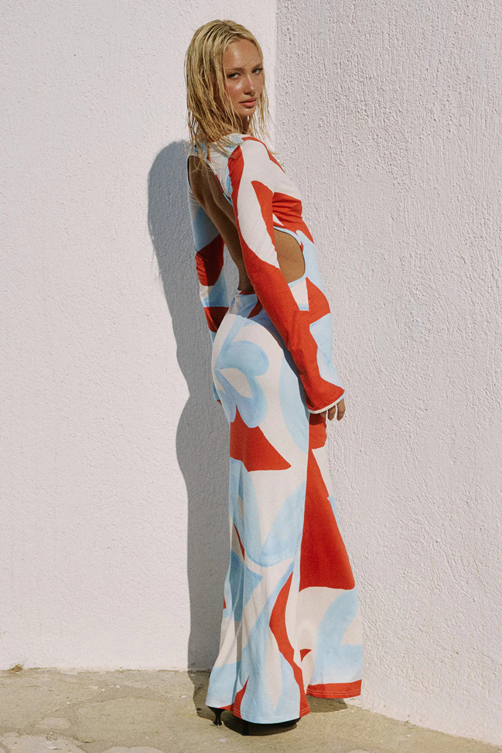 Load image into Gallery viewer, Amoree Long Sleeve Maxi Dress - Amoree Red
