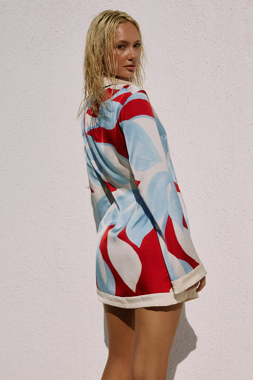 Load image into Gallery viewer, Amoree Long Sleeve Mini Dress - Amoree Red
