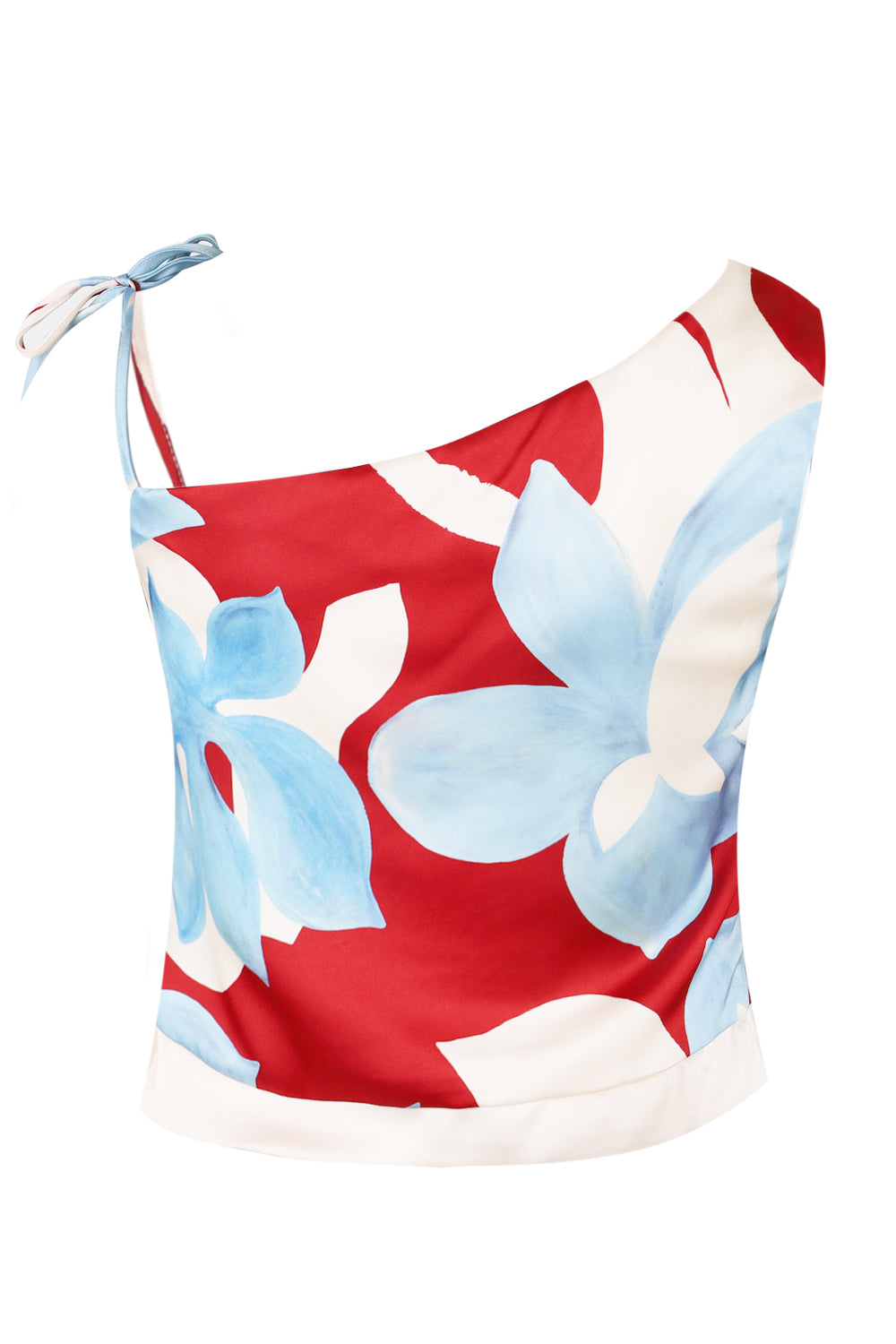 Load image into Gallery viewer, Amoree One Shoulder Top - Amoree Red
