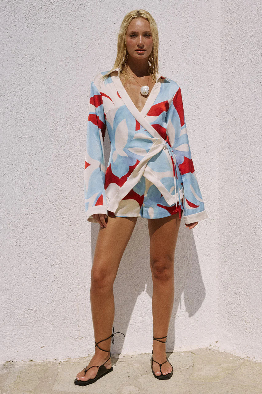 Load image into Gallery viewer, Amoree Elasticated Short Red

