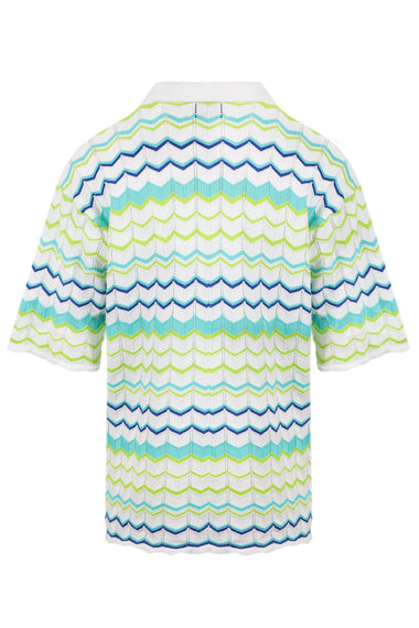 Andrea Knit Top Green Multi