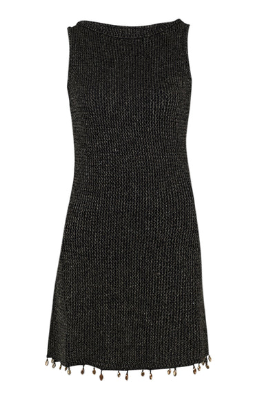 Ariya Mini Dress Black Metallic