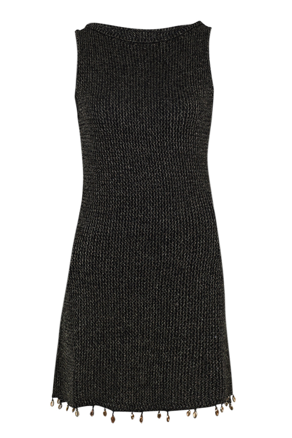Load image into Gallery viewer, Ariya Mini Dress Black Metallic
